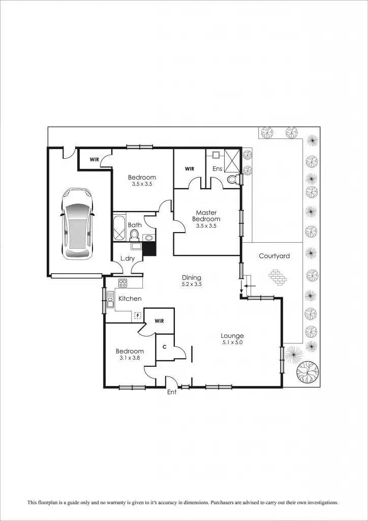 Floorplan of Homely townhouse listing, 3/18 Crown Avenue, Mordialloc VIC 3195