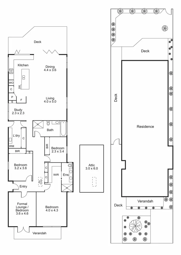 Floorplan of Homely house listing, 21 Lees Street, Mckinnon VIC 3204