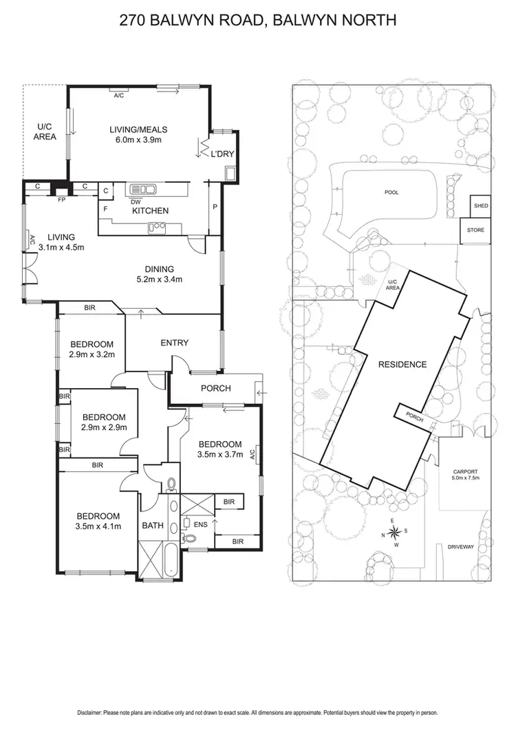 Floorplan of Homely house listing, 270 Balwyn Road, Balwyn North VIC 3104