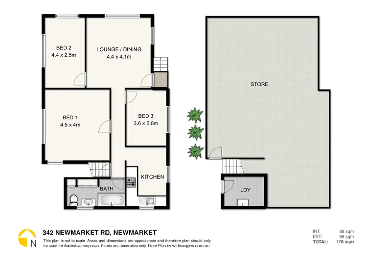 Floorplan of Homely house listing, 342 Newmarket Road, Newmarket QLD 4051