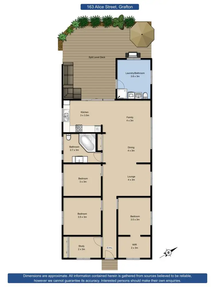 Floorplan of Homely house listing, 163 Alice Street, Grafton NSW 2460