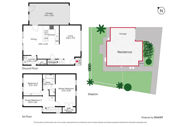 Floorplan of Homely townhouse listing, 5/45 Ancona Drive, Mill Park VIC 3082