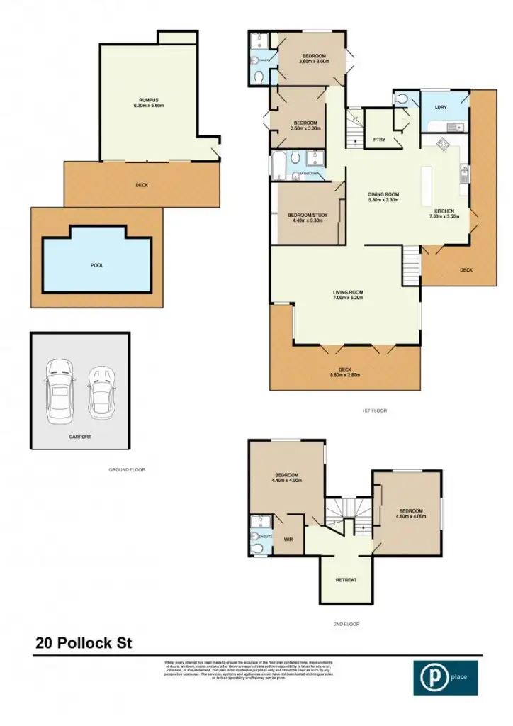 Floorplan of Homely house listing, 20 Pollock Street, Balmoral QLD 4171