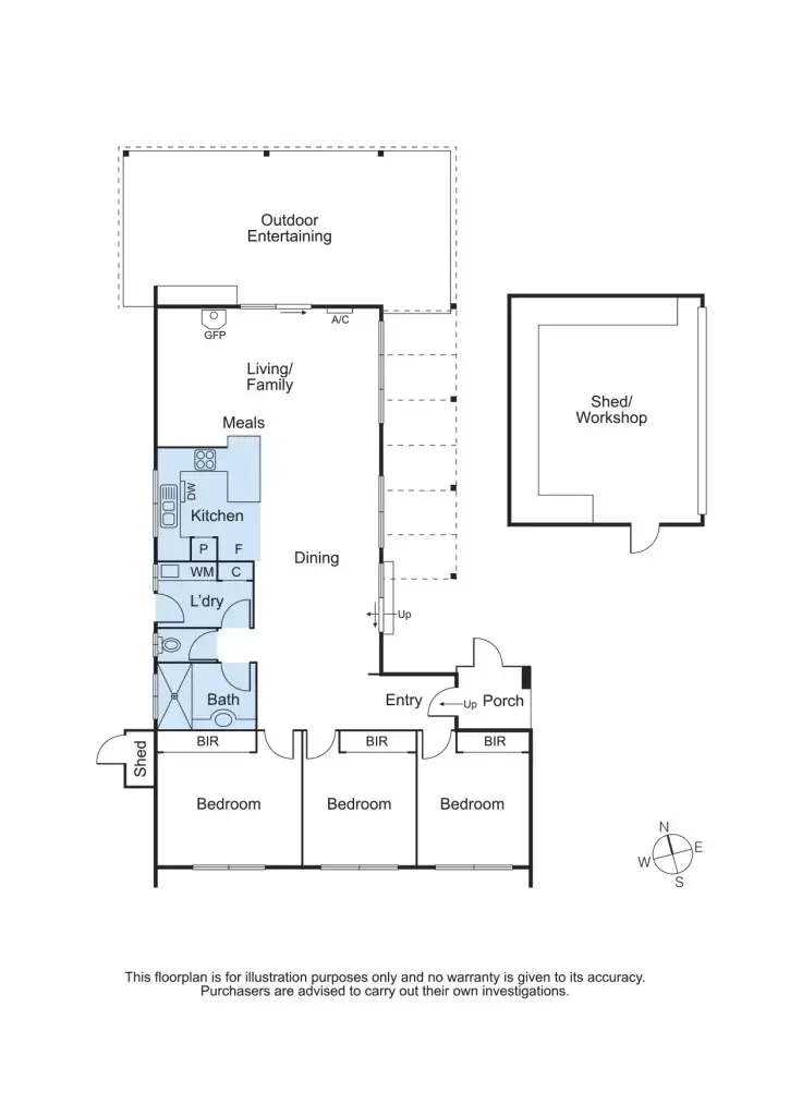 Floorplan of Homely house listing, 13 Clarkes Avenue, Mount Martha VIC 3934