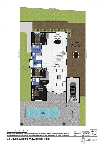 Floorplan of Homely house listing, 38 Covent Gardens Way, Banora Point NSW 2486