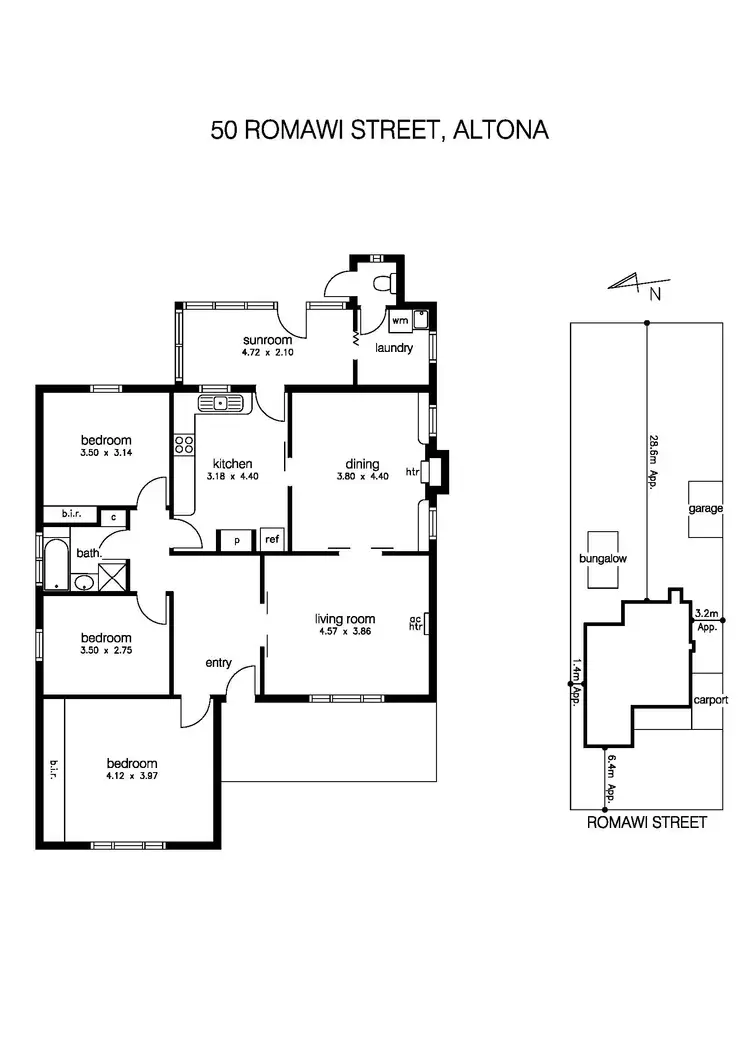 Floorplan of Homely house listing, 50 Romawi Street, Altona VIC 3018