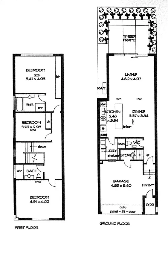 Floorplan of Homely house listing, 22B Beyer Street, Norwood SA 5067
