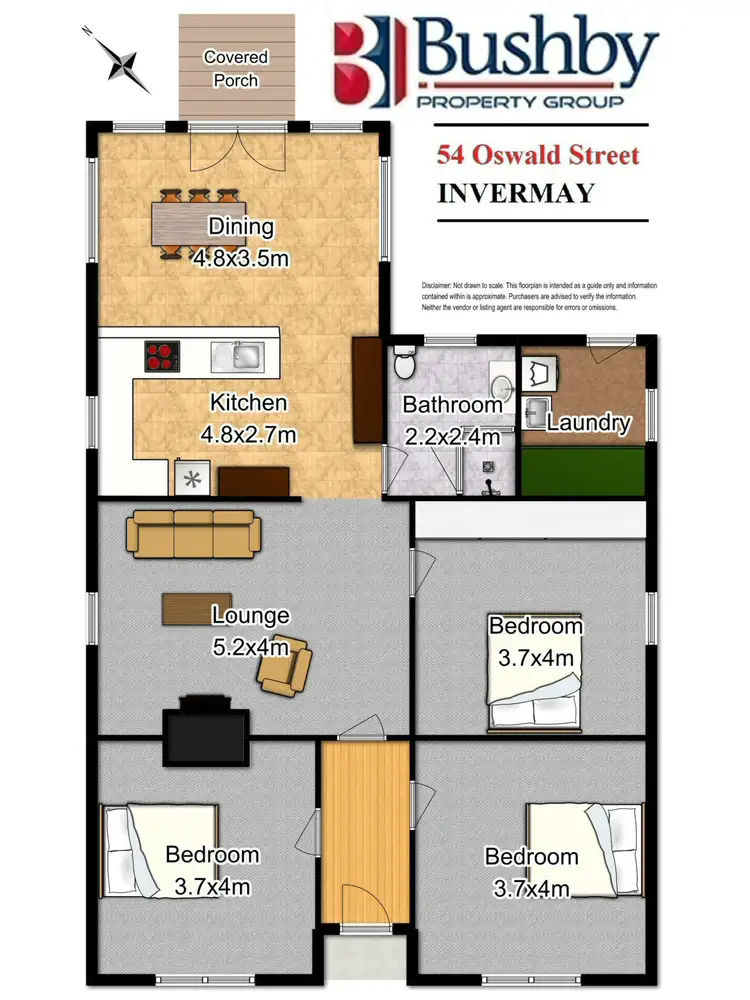 Floorplan of Homely house listing, 54 Oswald Street, Invermay TAS 7248