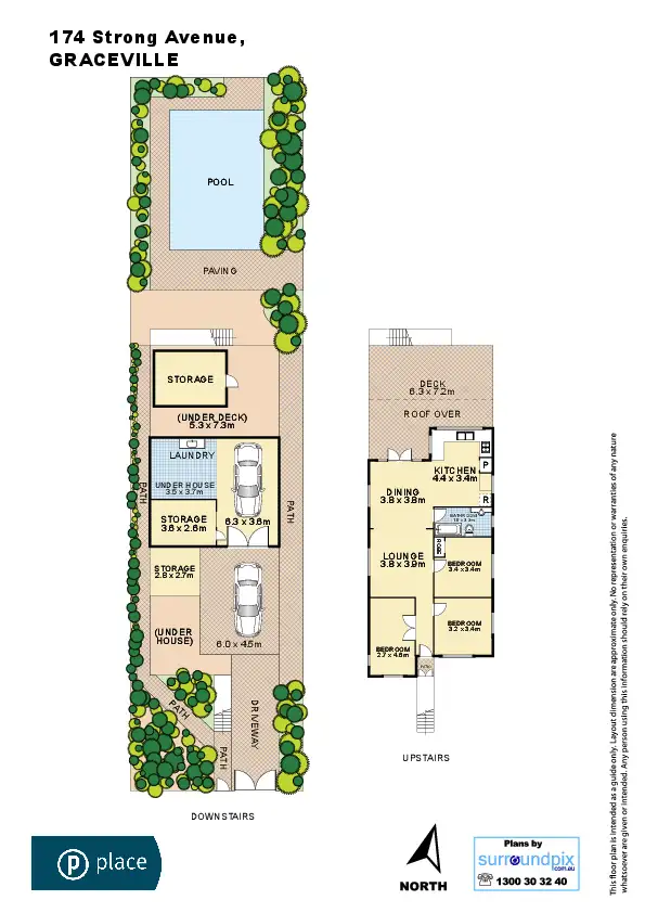 Floorplan of Homely house listing, 174 Strong Ave, Graceville QLD 4075