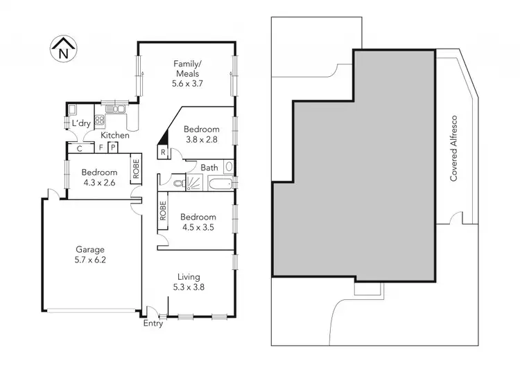 Floorplan of Homely house listing, 14A Colthur Street, Reservoir VIC 3073