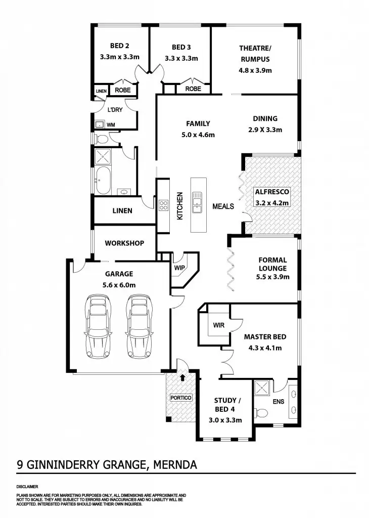Floorplan of Homely house listing, 9 Ginninderry Grange, Mernda VIC 3754