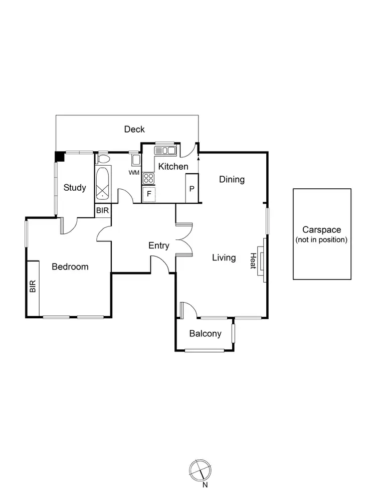 Floorplan of Homely apartment listing, 8/44 Murphy Street, South Yarra VIC 3141