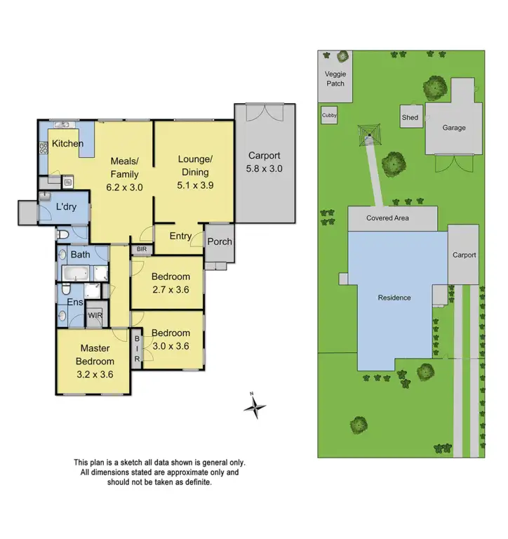 Floorplan of Homely house listing, 1 Ashcombe Drive, Ringwood VIC 3134