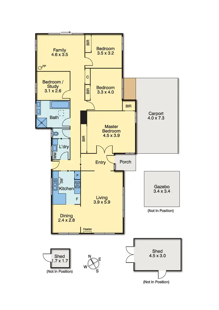 Floorplan of Homely house listing, 41 Bayview Road, Mornington VIC 3931
