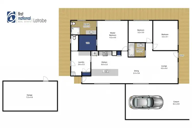 Floorplan of Homely house listing, 23 Doyne Crescent, Traralgon VIC 3844