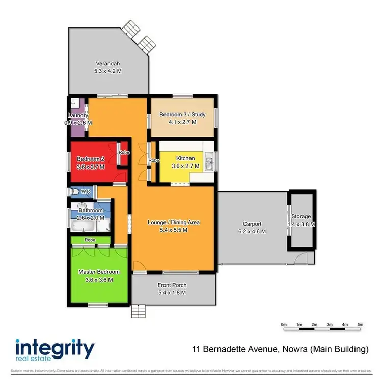 Floorplan of Homely house listing, 11 Bernadette Avenue, Nowra NSW 2541