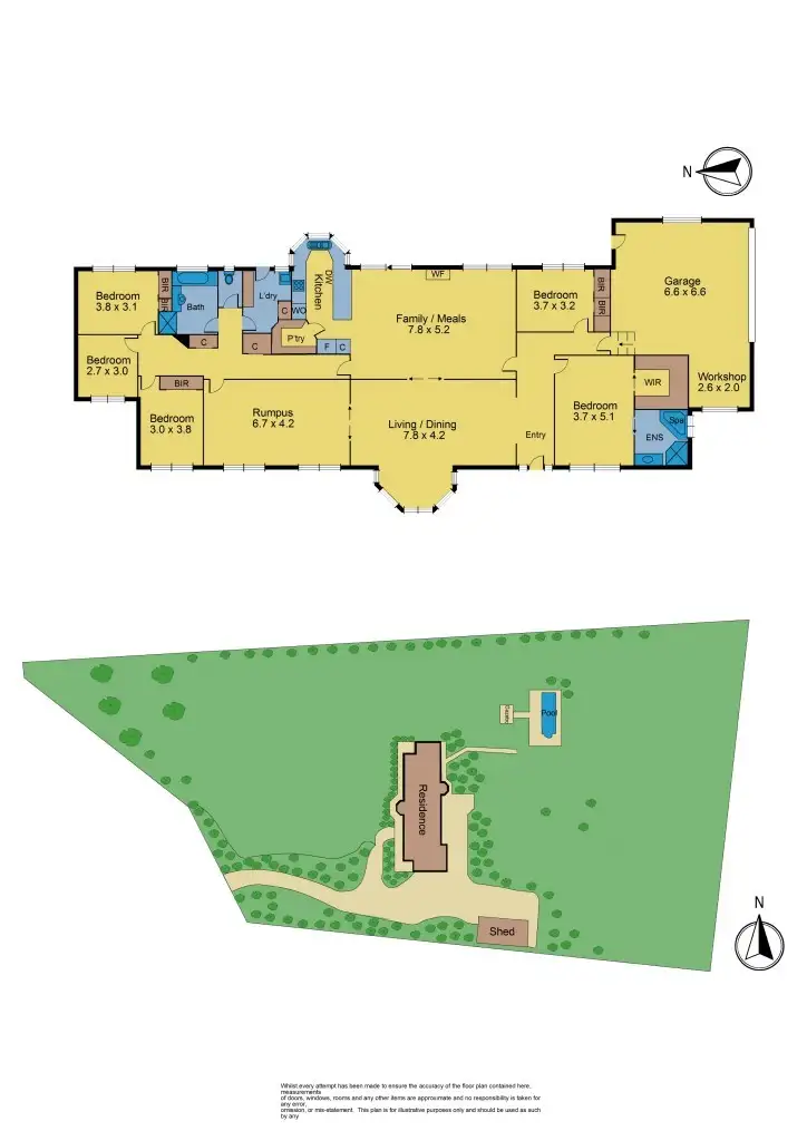 Floorplan of Homely house listing, 7 Golf Links Drive, Yarrambat VIC 3091