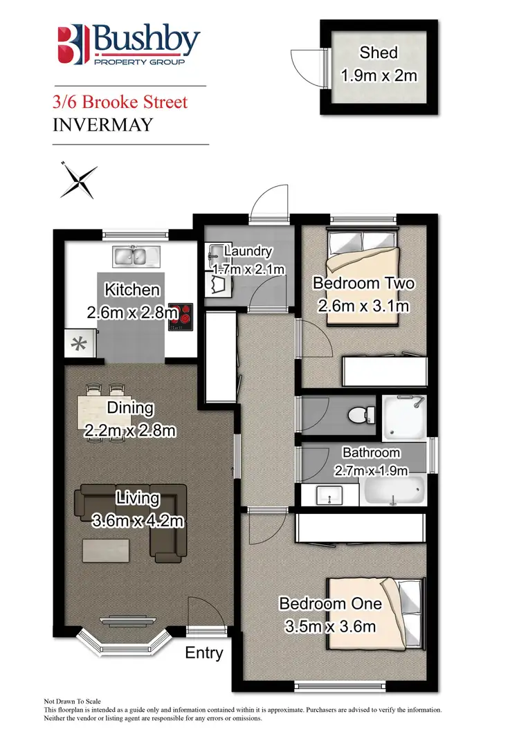 Floorplan of Homely house listing, 3/6 Brooke Street, Invermay TAS 7248
