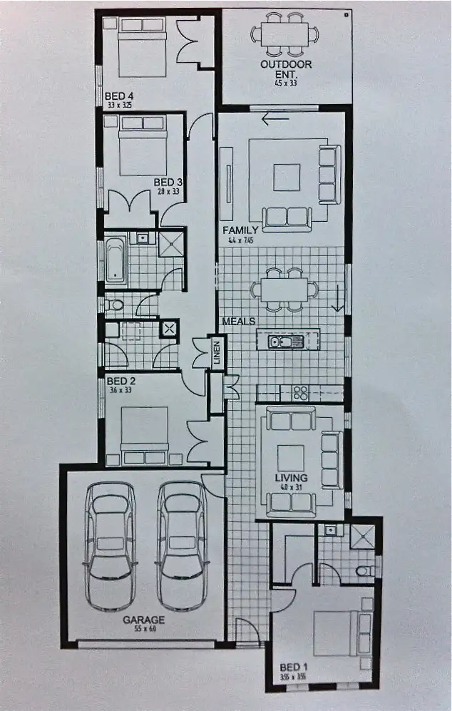 Floorplan of Homely house listing, 17 O'Neill Court, Epsom VIC 3551