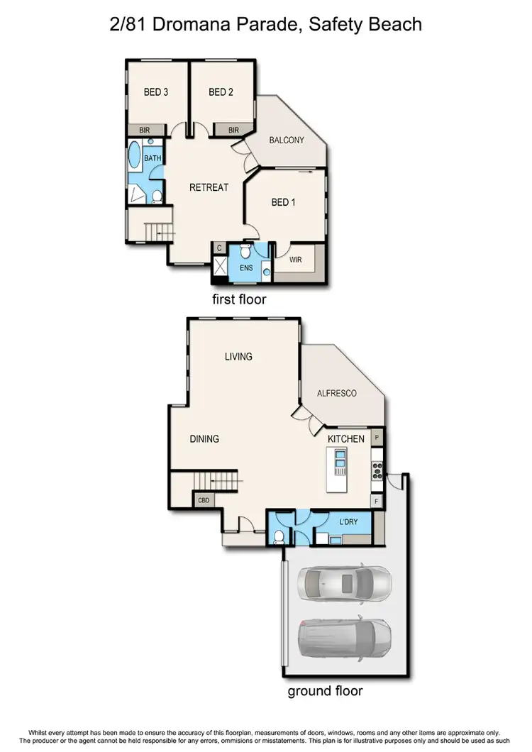 Floorplan of Homely house listing, 2/81 Dromana Parade, Safety Beach VIC 3936