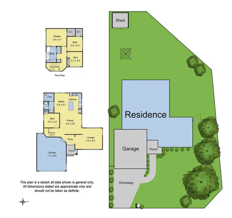 Floorplan of Homely house listing, 14 Scenic Court, Croydon North VIC 3136