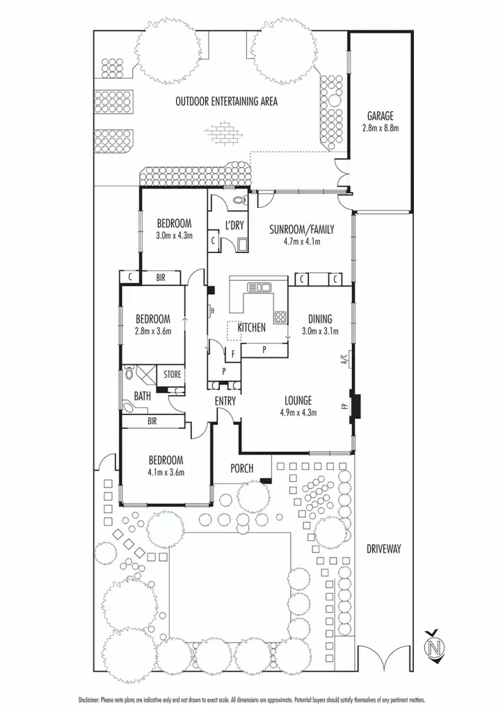 Floorplan of Homely house listing, 6 Larch Street, Caulfield South VIC 3162
