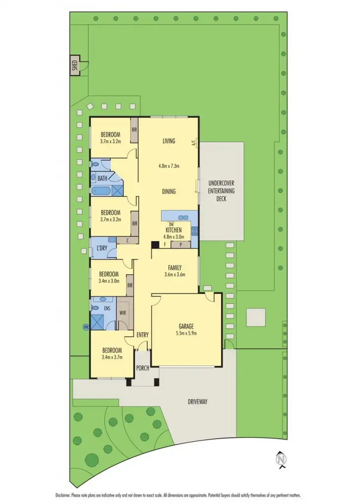 Floorplan of Homely house listing, 20 Chevy Avenue, Drysdale VIC 3222