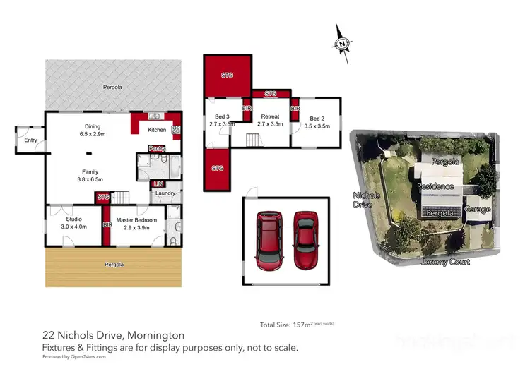 Floorplan of Homely house listing, 22 Nichols Drive, Mornington VIC 3931