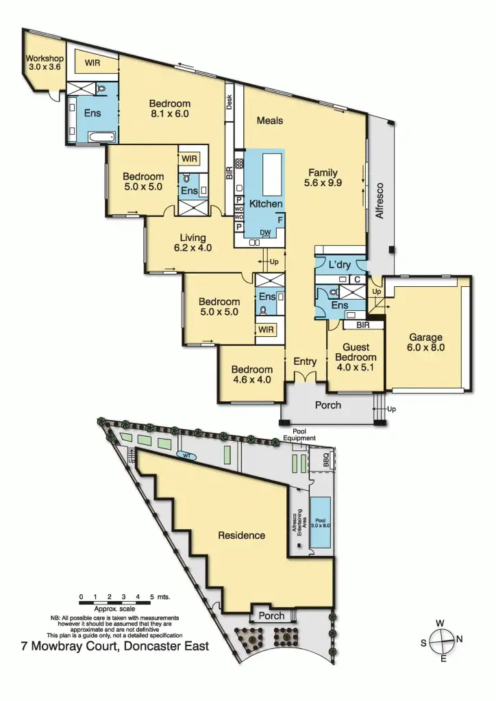 Floorplan of Homely house listing, 7 Mowbray Court, Doncaster East VIC 3109