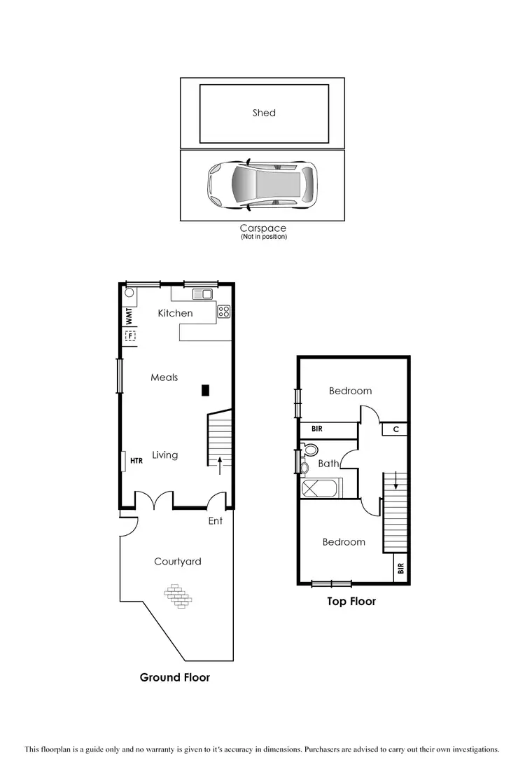 Floorplan of Homely apartment listing, 1/224 Nepean Highway, Parkdale VIC 3195