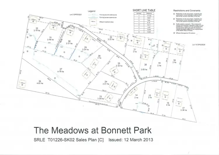 Floorplan of Homely land listing, Lot 20 The Meadows of Bonnett Park, Goulburn NSW 2580