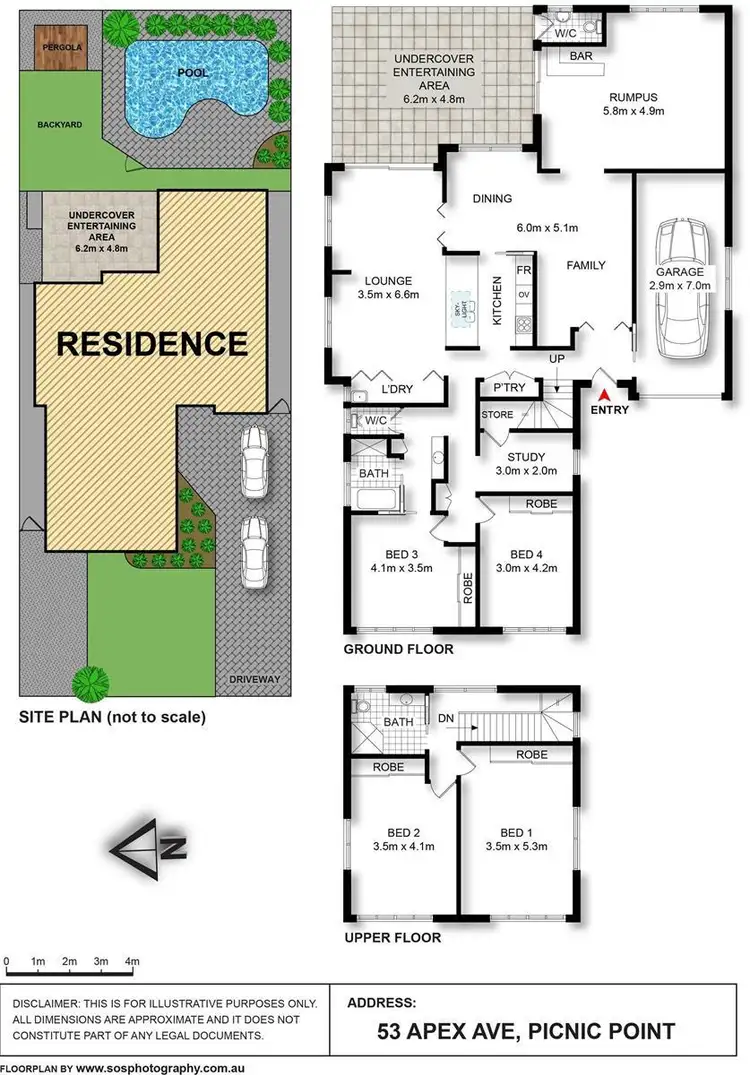 Floorplan of Homely house listing, 53 Apex Avenue, Picnic Point NSW 2213