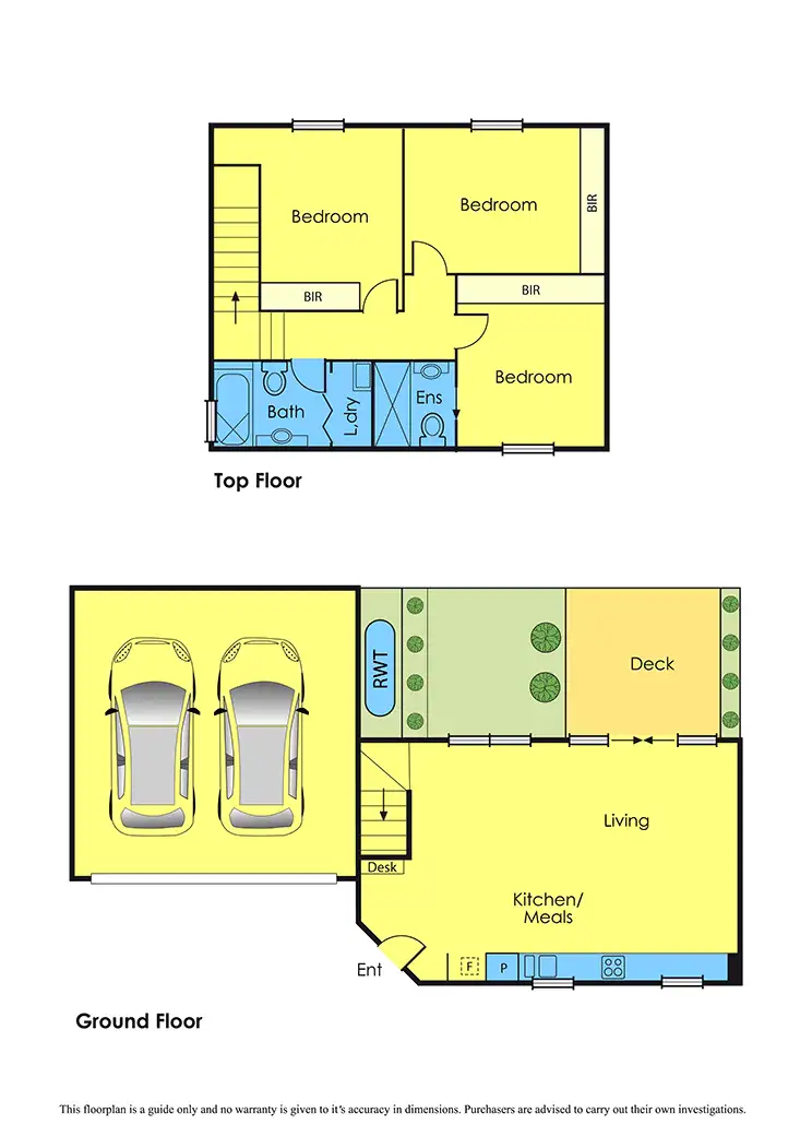 Floorplan of Homely townhouse listing, 3/34 Alexandra Street, St Kilda East VIC 3183