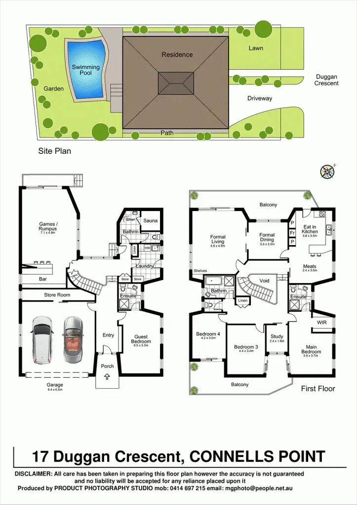 Floorplan of Homely house listing, 17 Duggan Crescent, Connells Point NSW 2221