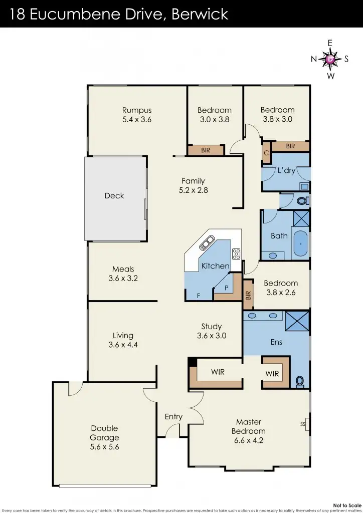 Floorplan of Homely house listing, 18 Eucumbene Drive, Berwick VIC 3806