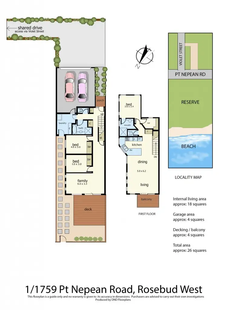 Floorplan of Homely house listing, 1/1759 Point Nepean Road, Rosebud West VIC 3940