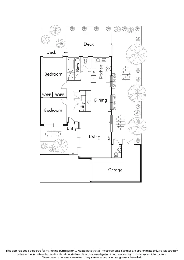 Floorplan of Homely unit listing, 5/26 Red Bluff Street, Black Rock VIC 3193