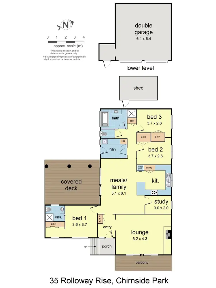 Floorplan of Homely house listing, 35 Rolloway Rise, Chirnside Park VIC 3116