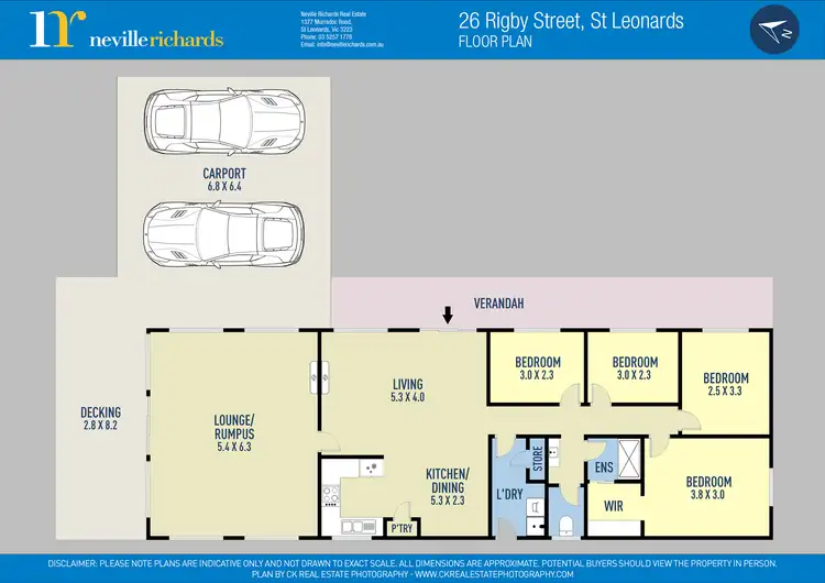 Floorplan of Homely house listing, 26 Rigby Street, St Leonards VIC 3223