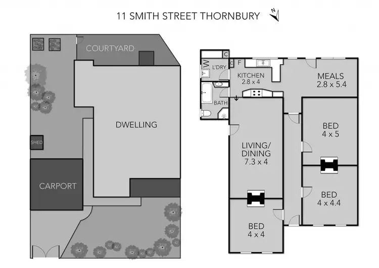 Floorplan of Homely house listing, 11 Smith Street, Thornbury VIC 3071
