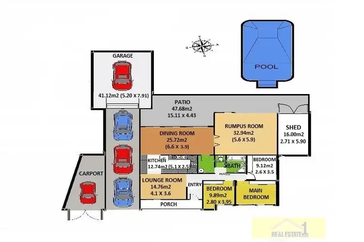 Floorplan of Homely house listing, 65 Henry Lawson Ave, Werrington County NSW 2747