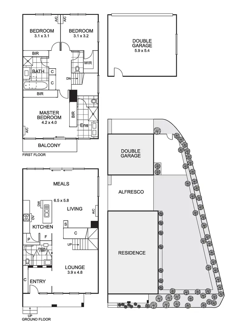 Floorplan of Homely house listing, 20 Basilica Vista, Mernda VIC 3754