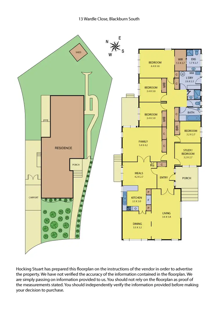 Floorplan of Homely house listing, 13 Wardle Close, Blackburn South VIC 3130