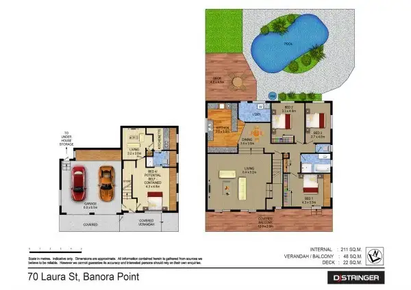 Floorplan of Homely house listing, 70 Laura Street, Banora Point NSW 2486