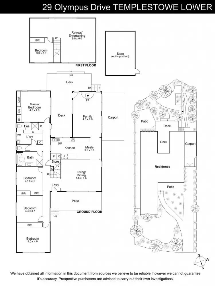 Floorplan of Homely house listing, 29 Olympus Drive, Templestowe Lower VIC 3107