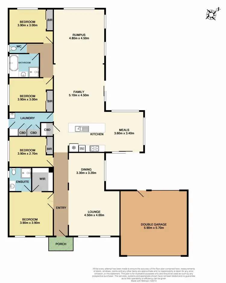 Floorplan of Homely house listing, 114 Bemersyde Drive, Berwick VIC 3806