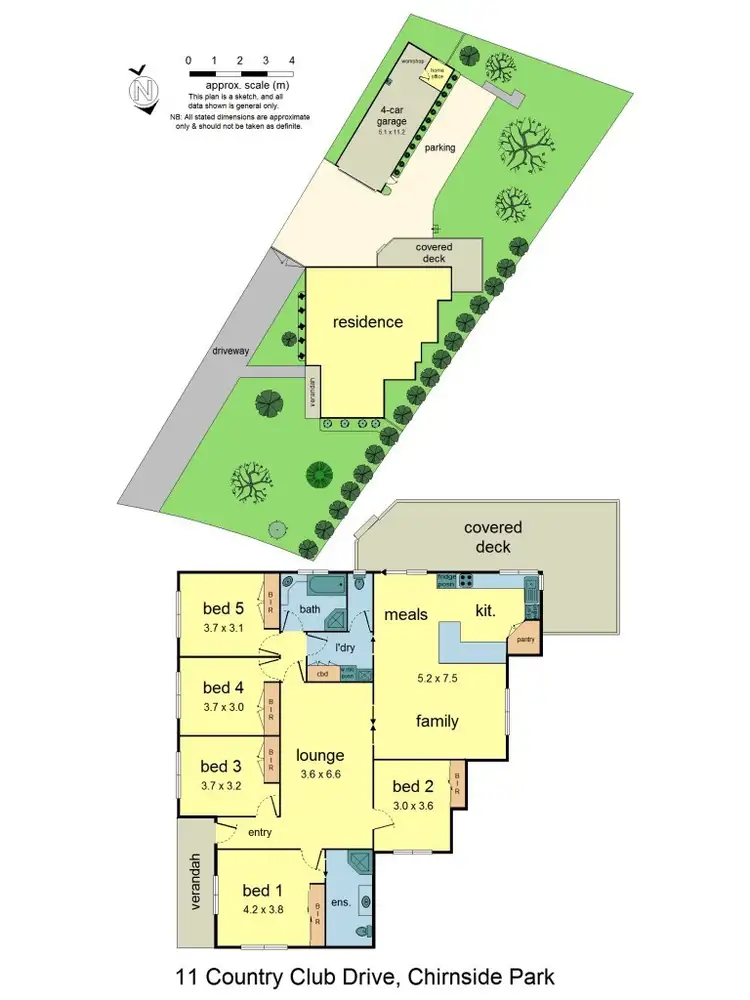 Floorplan of Homely house listing, 11 Country Club Drive, Chirnside Park VIC 3116