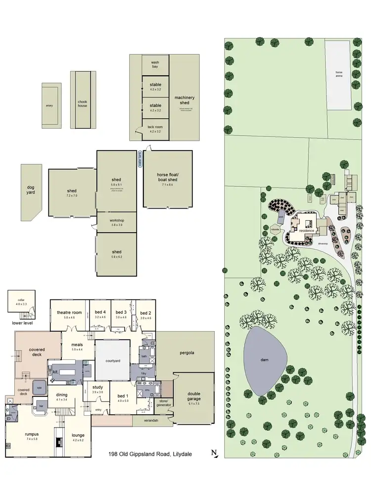 Floorplan of Homely house listing, 198 Old Gippsland Road, Lilydale VIC 3140