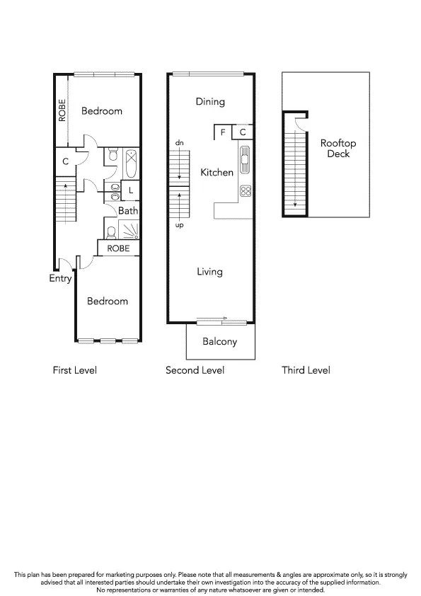 Floorplan of Homely apartment listing, 15/181-189 Bay Street, Port Melbourne VIC 3207