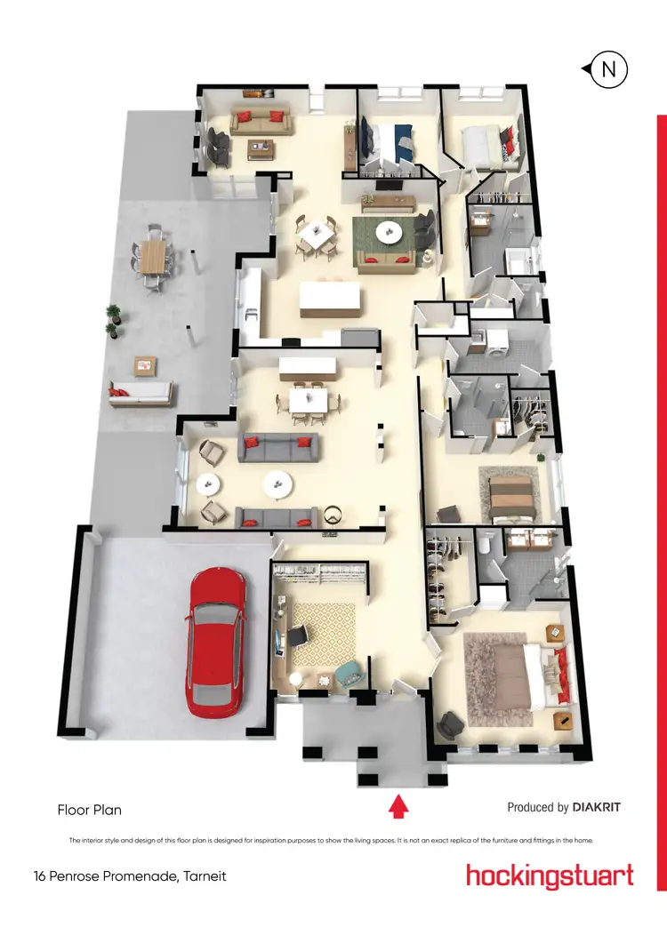 Floorplan of Homely house listing, 16 Penrose Promenade, Tarneit VIC 3029